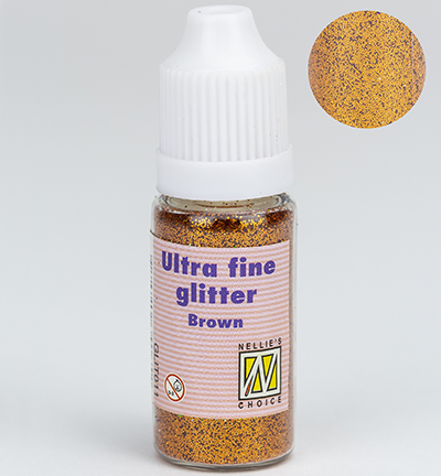 GLIT011 - Nellies Choice - Ultra Fine Glitter Brown