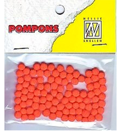 POM008 - Nellies Choice - Mini pompoms Oranje