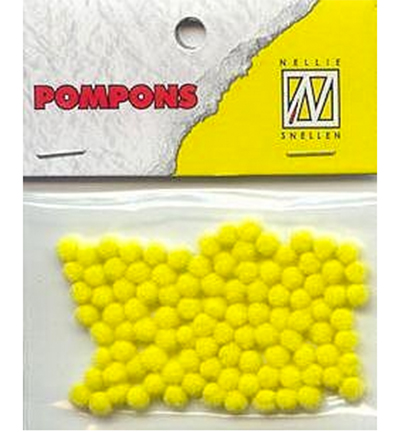 POM020 - Nellies Choice - Mini pompoms Jaune