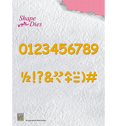SD038 -  - Shape Dies - Numbers & punctuation marks