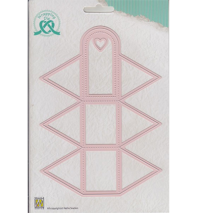 WPD004 - Nellies Choice - Wrapping dies cadeaudoosje-4 Triangle-box