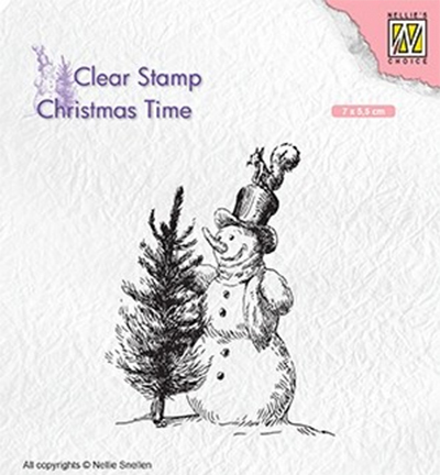 CT029 - Nellies Choice - Snowman with tree