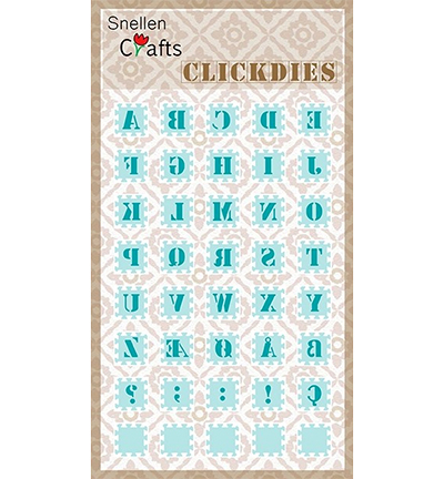 SCCD001 - Nellies Choice - Clickdies Alphabet-1 (Capitals)
