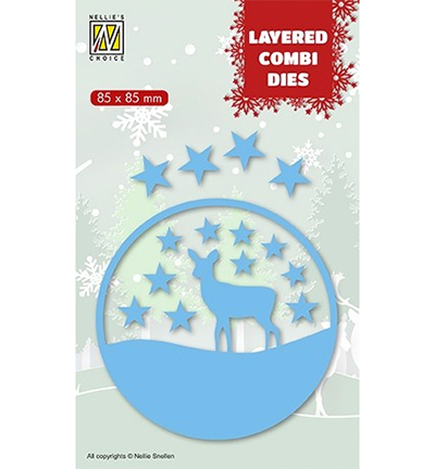 LCDCD003 - Nellies Choice - Christmas Deer (Layer C)