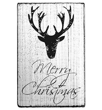 V01054 - Colop - Merry Christmas - Deer head