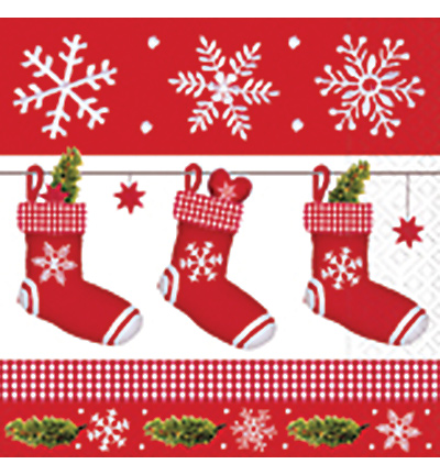 LC 0321 - Paper + Design - (20) Red Stocking