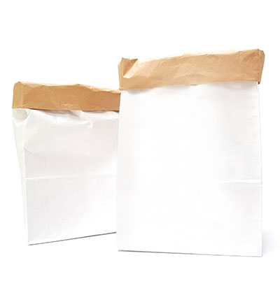 82107 - Papicolor - (2) Small Paperbags blanc