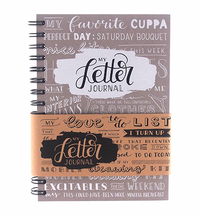 830103 - Papicolor - My Letter Journal 961 taupe – Anglais