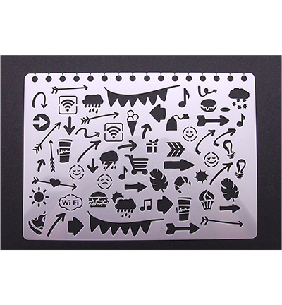 830210 - Papicolor - Stencil Bulletjournal doodles