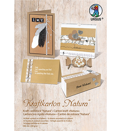 3674699 - Ursus - Kraft Cardboard Pad, Natura