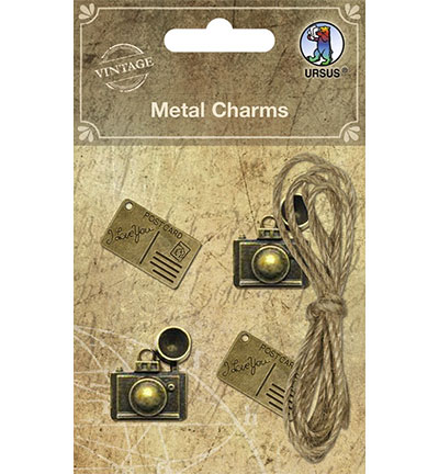 40500002 - Ursus - Metal Charms and hemp yarn motif 2