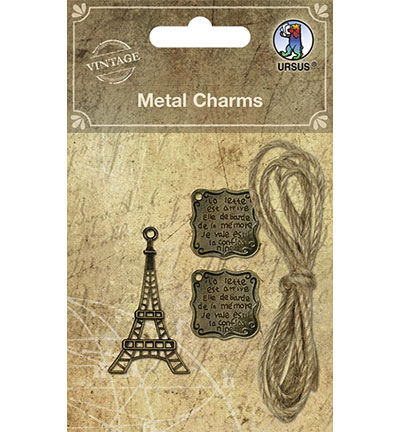 40500004 - Ursus - Metal Charms and hemp yarn motif 4