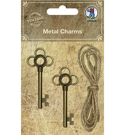 40500005 - Ursus - Metal Charms and hemp yarn motif 5