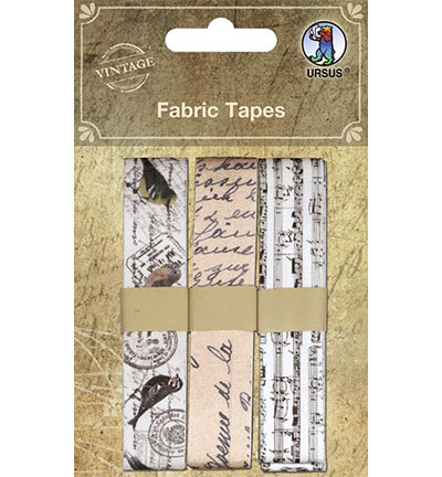 40580001 - Ursus - Fabric Tapes, Cloth Ribbon self-adhesive design 1
