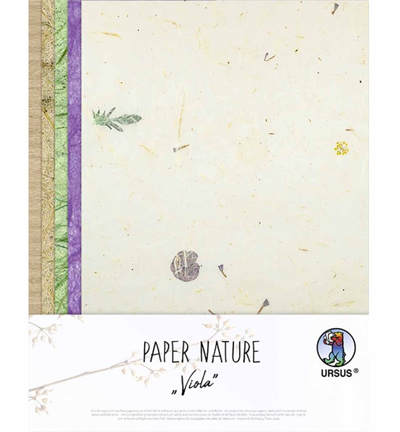 61620003 - Ursus - Papier Nature, Viola, 11 feuilles 23x33cm