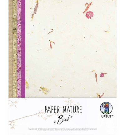 61620004 - Ursus - Papier Nature, Bud(bourgeon), 11 feuilles 23x33cm
