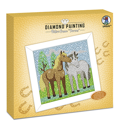 4353 00 02F - Ursus - Diamond Painting, Paarden