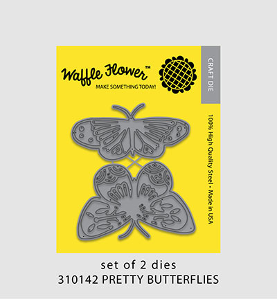 310142 - Waffle Flower - Pretty Butterflies
