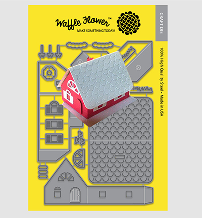 310175 - Waffle Flower - Pop-up House Die