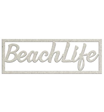 DC93 003 - FabScraps - Word -  Beach Life