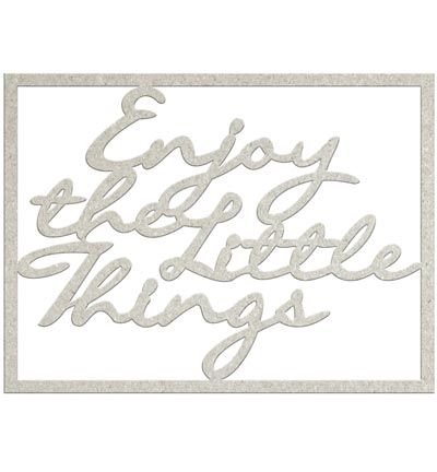 DC97 005 - FabScraps - Word - Enjoy the Little Things