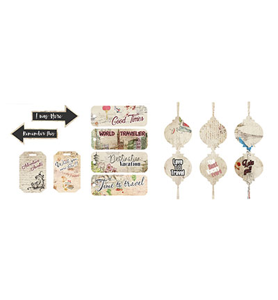MC102 001A - FabScraps - Will Travel For Food Card Kit