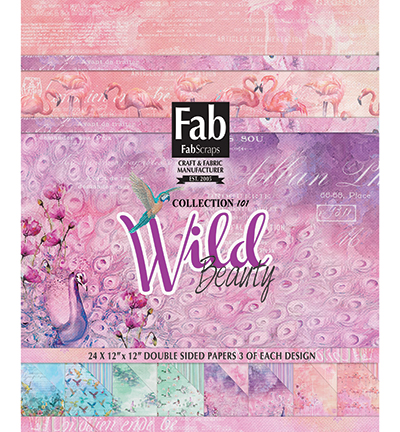 PP101 001 - FabScraps - Wild Beauty Paper Pads