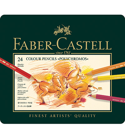 FC-110024 - Faber Castell - FC Polychromos Metal case 24pcs.