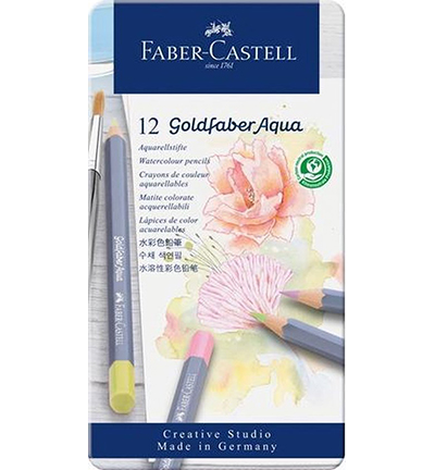 FC-114622 - Faber Castell - Aquarelpotlood FC Goldfaber blik Pastel