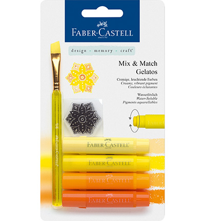 FC-121801 - Faber Castell - Gelatos Watercolor set Yellow