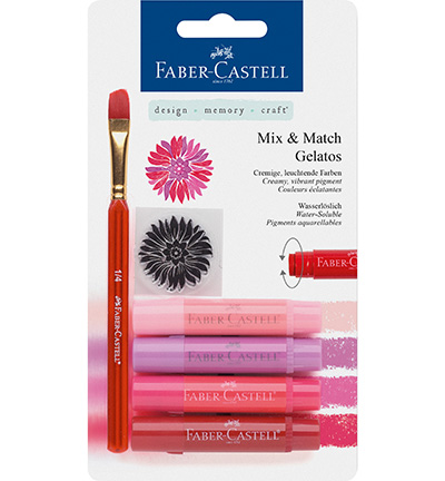 FC-121802 - Faber Castell - Gelatos Watercolor set red