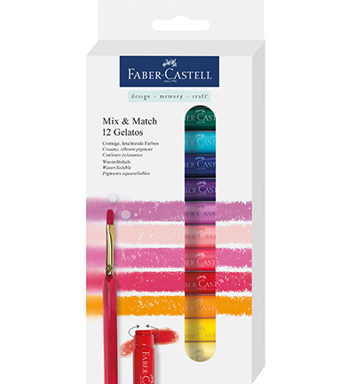 FC-121812 - Faber Castell - Gelatos watercolor set 12 colors