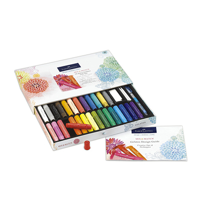 FC-121833 - Faber Castell - Gelatos watercolor Giftset 33-pieces