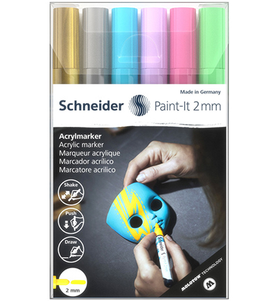 S-120196 - Schneider - Acryl Marker Schneider Paint-it 310, etui 6st.