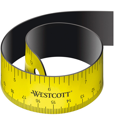 AC-E15590 - Westcott - Liniaal magnetisch 30cm oprolbaar