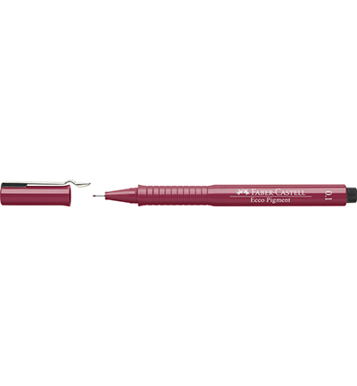 FC-166121 - Faber Castell - Ecco Pigment 0,1mm rood