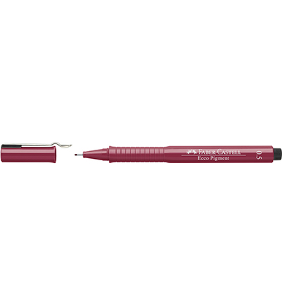 FC-166521 - Faber Castell - Ecco Pigment 0,5mm rood