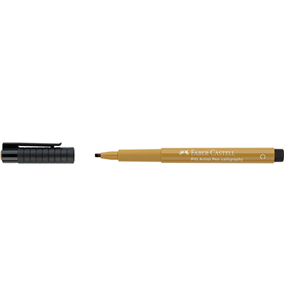 FC-167568 - Faber Castell - Pitt Artist Pen indian ink color C 268 groen goud