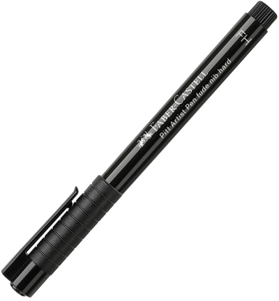 FC-167895 - Faber Castell - Pitt Artist Pen Fude hard Tuschestift schwarz