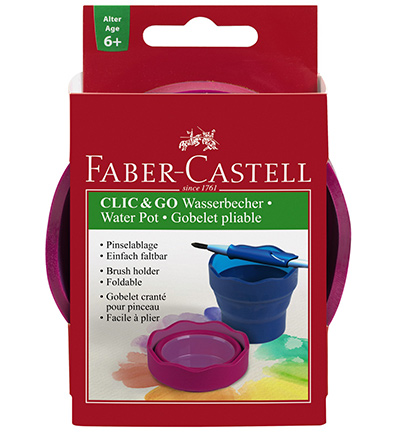 FC-181517 - Faber Castell - Gobelet eau rouge