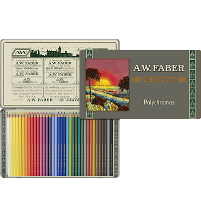 FC-211003 - Faber Castell - Colour Pencil Polychromos 36ct tin 111th anniversary