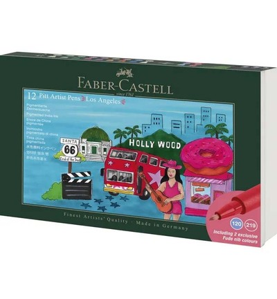 FC-267180 - Faber Castell - Tuschestift FC Pitt Artist Pen Brush Los Angeles