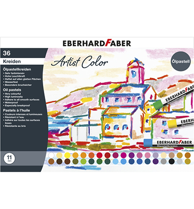 EF-522036 - Eberhard Faber - Oliepastelkrijt doos assorti