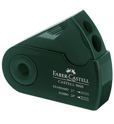 FC-582800 - Faber Castell - Sharpener-Sleeve-green