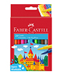 554202 - Colored markers FC cardboard pencil case assorted