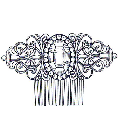 UMS098 - Creative Expressions - Vintage Comb