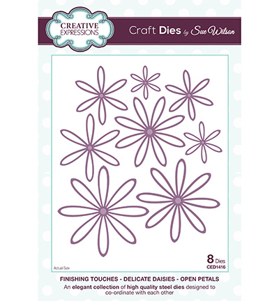 CED1416 - Creative Expressions - Delicate Daisies-Open Petals