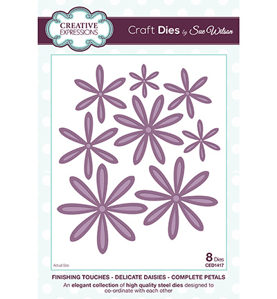 CED1417 - Creative Expressions - Delicate Daisies-Complete Petals