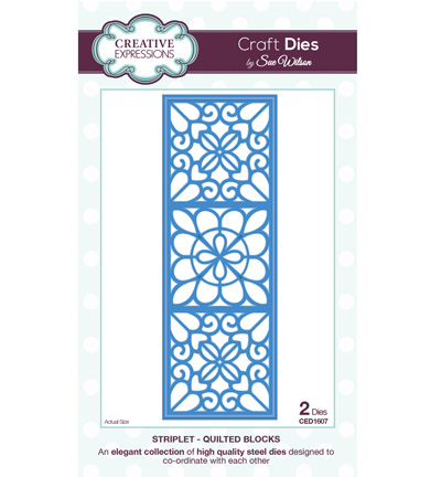 CED1607 - Creative Expressions - Quilted Blocks