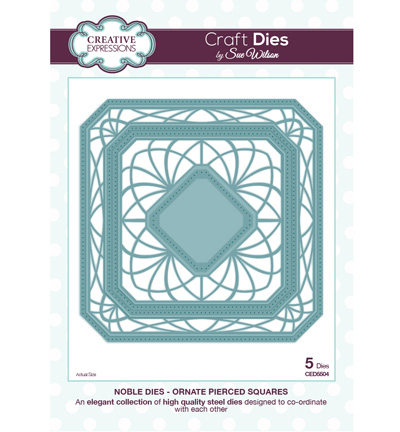 CED5504 - Creative Expressions - Ornate Pierced Squares